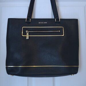 Michael Kors Frame Out saffiano leather tote EUC